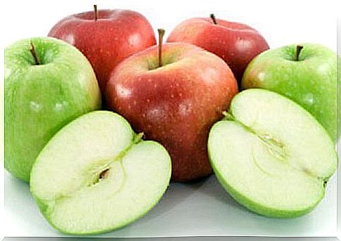 Abdominal bloating: apples