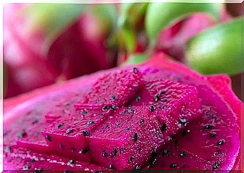 Pieces of pitaya