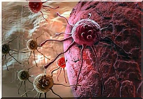 Cancer cells in the human body