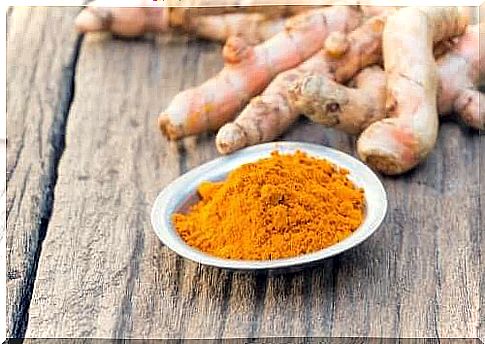 Turmeric powder to improve blood circulation