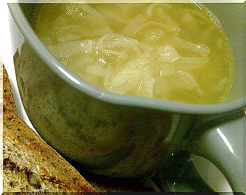 Onion soup is good for the kidneys