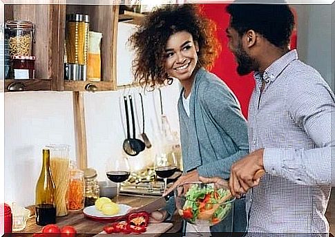 The benefits of couple cooking